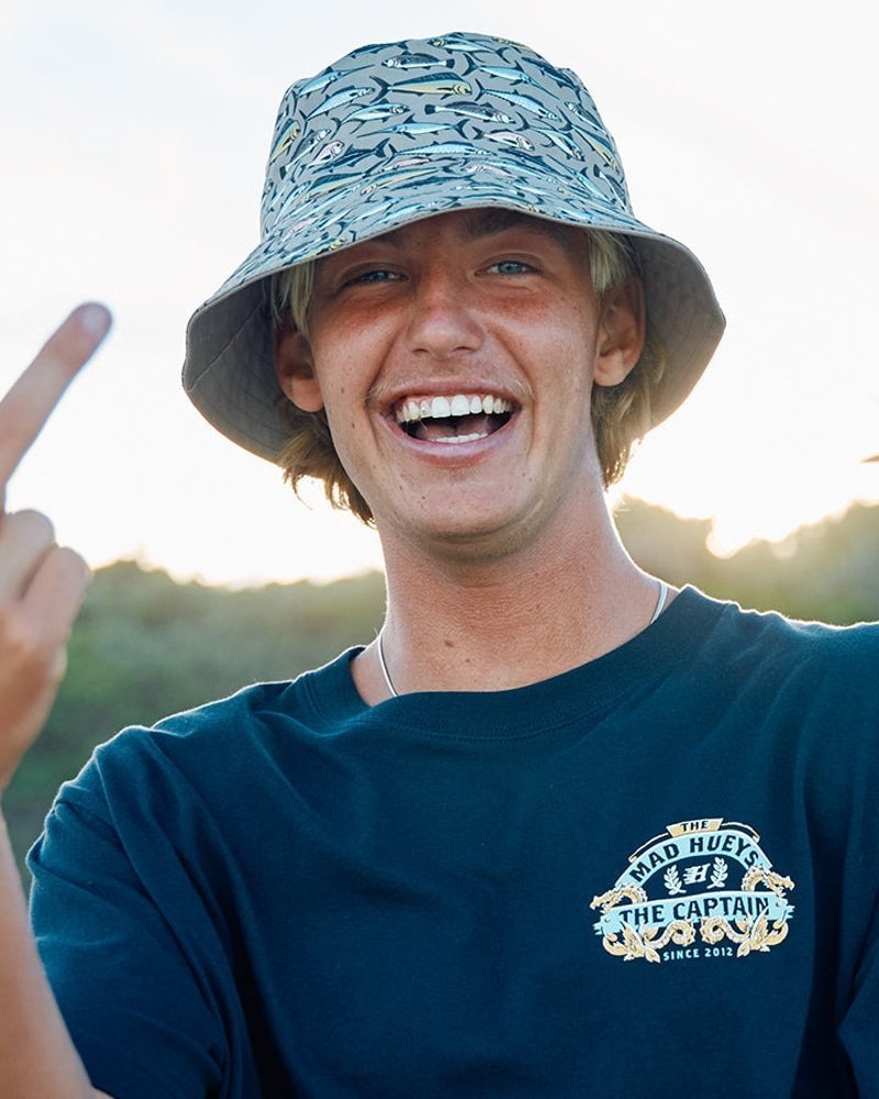 The Mad Hueys Pro Hueys Reversible Bucket Hat Taupe