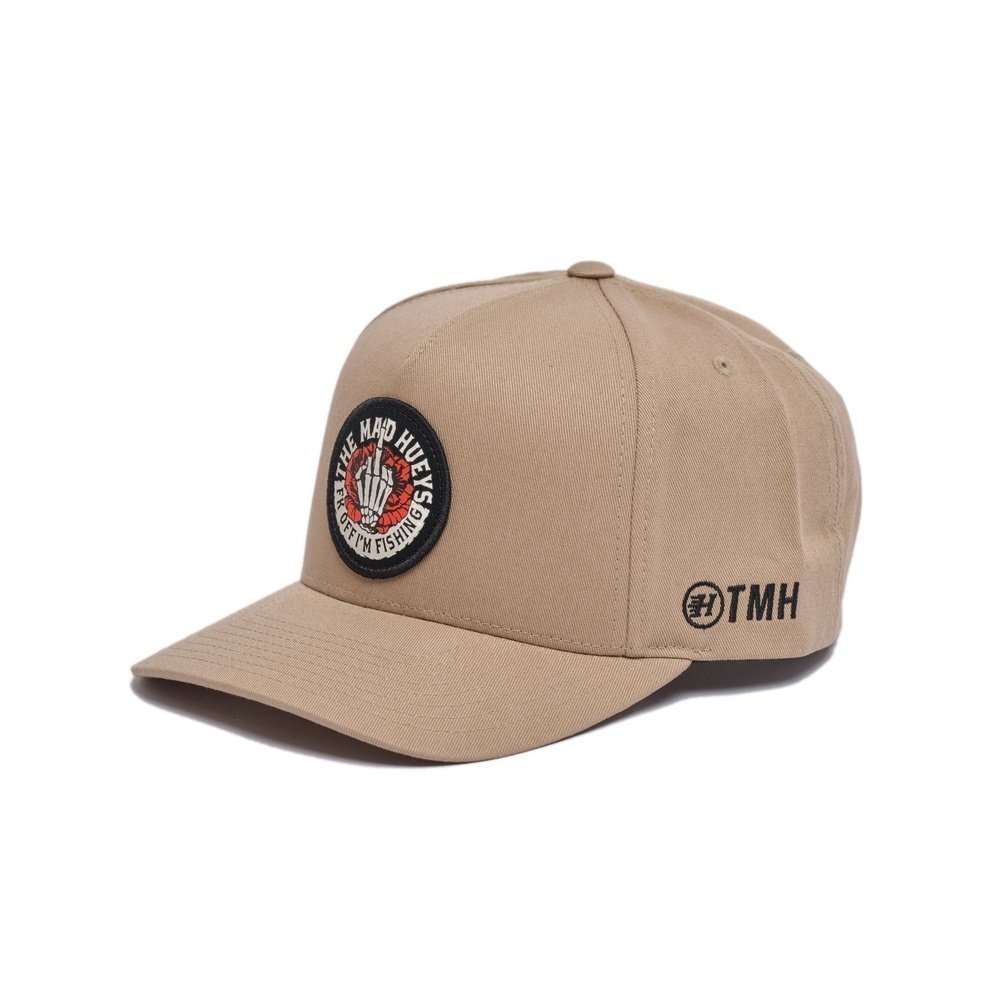 The Mad Hueys Shield Fk Off Twill Snapback Cap Tan