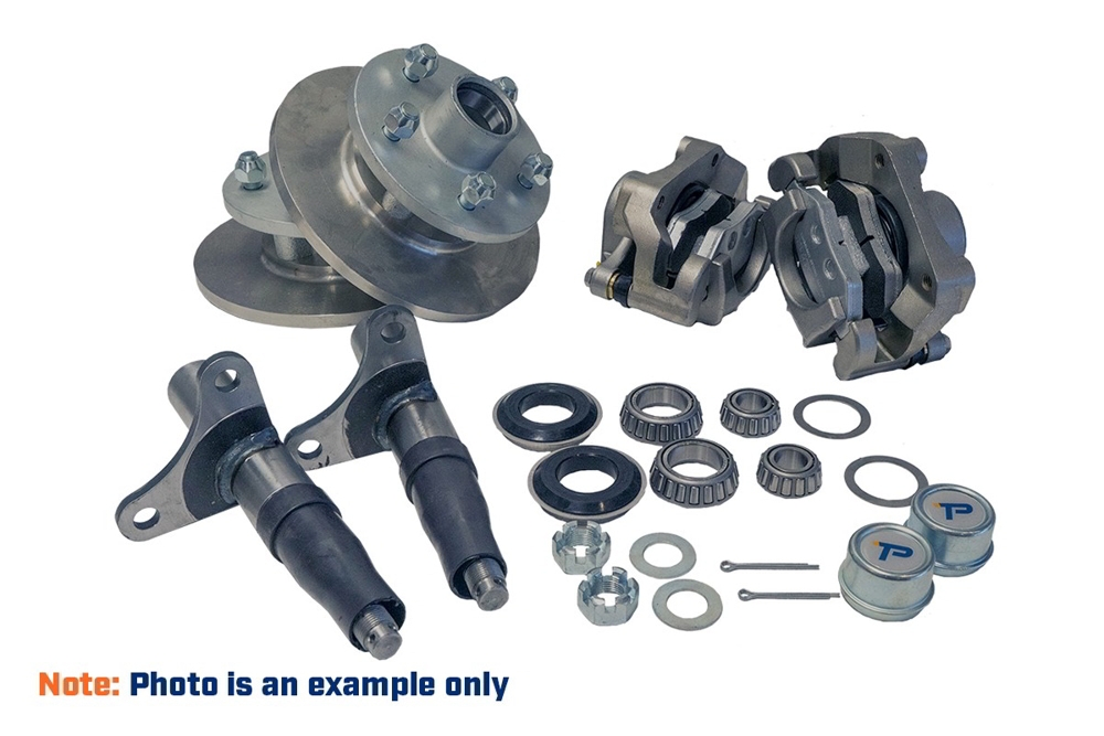 Trailparts 225mm HSS Strike Stainless Steel Hydraulic Disc Brake 1500kg Blank Eco