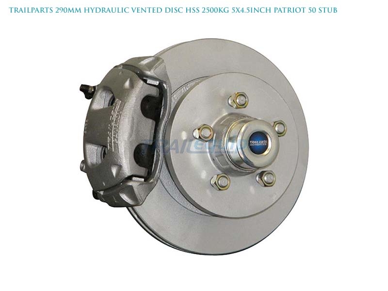 Trailparts Vented Patriot Disc Braked Hub Stub Sets