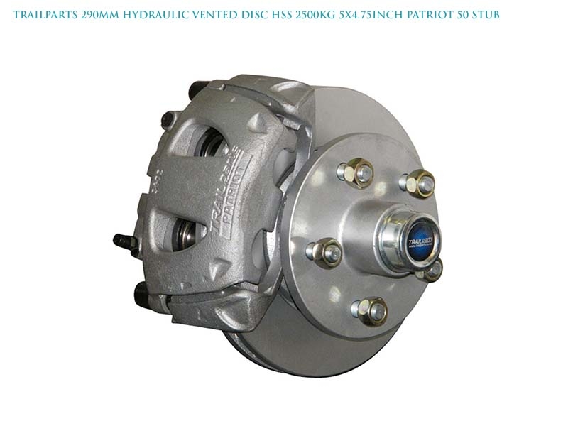 Trailparts Vented Patriot Disc Braked Hub Stub Sets