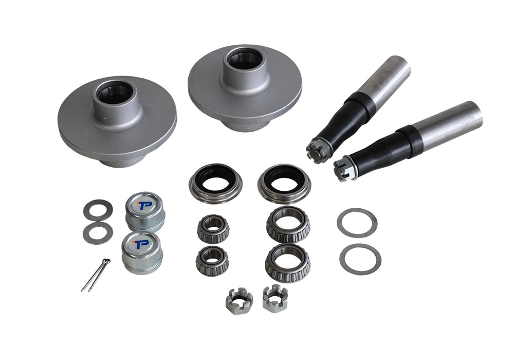 Trailparts 1500kg Hub Stub Set Blank 150mm Flange