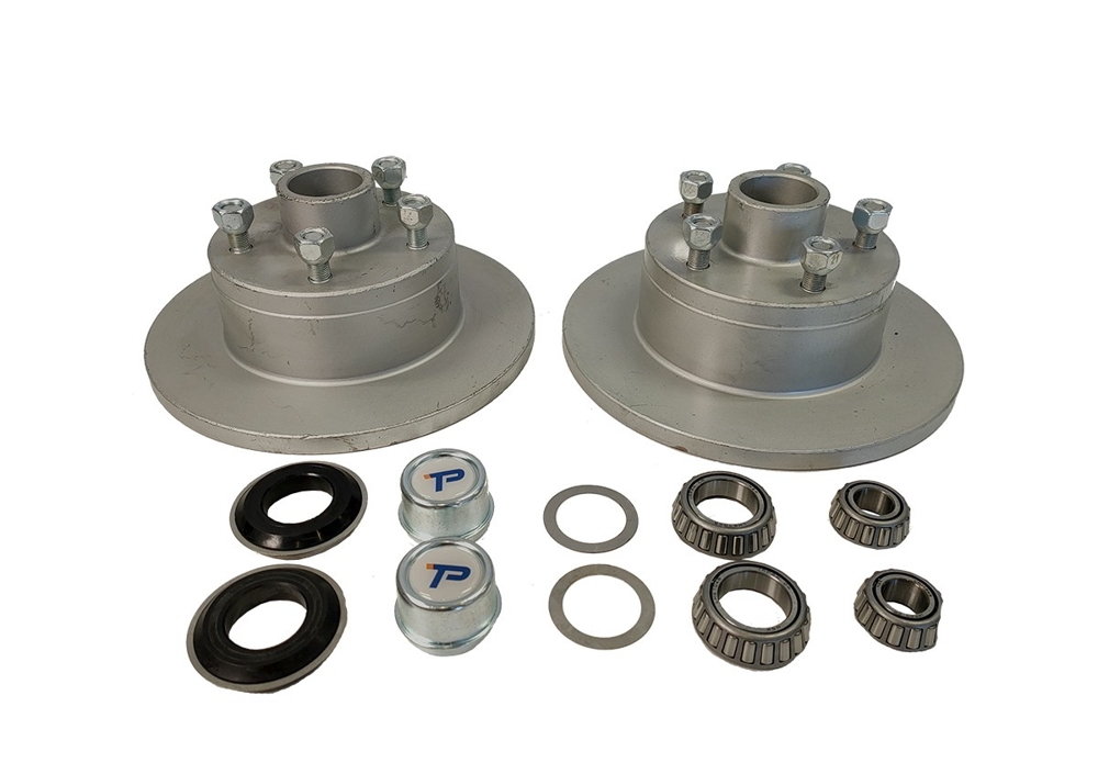 Trailparts 260mm Disc Brake Hub Kit 1500kg Galvanised 5 x 4 1/2in x 1/2in