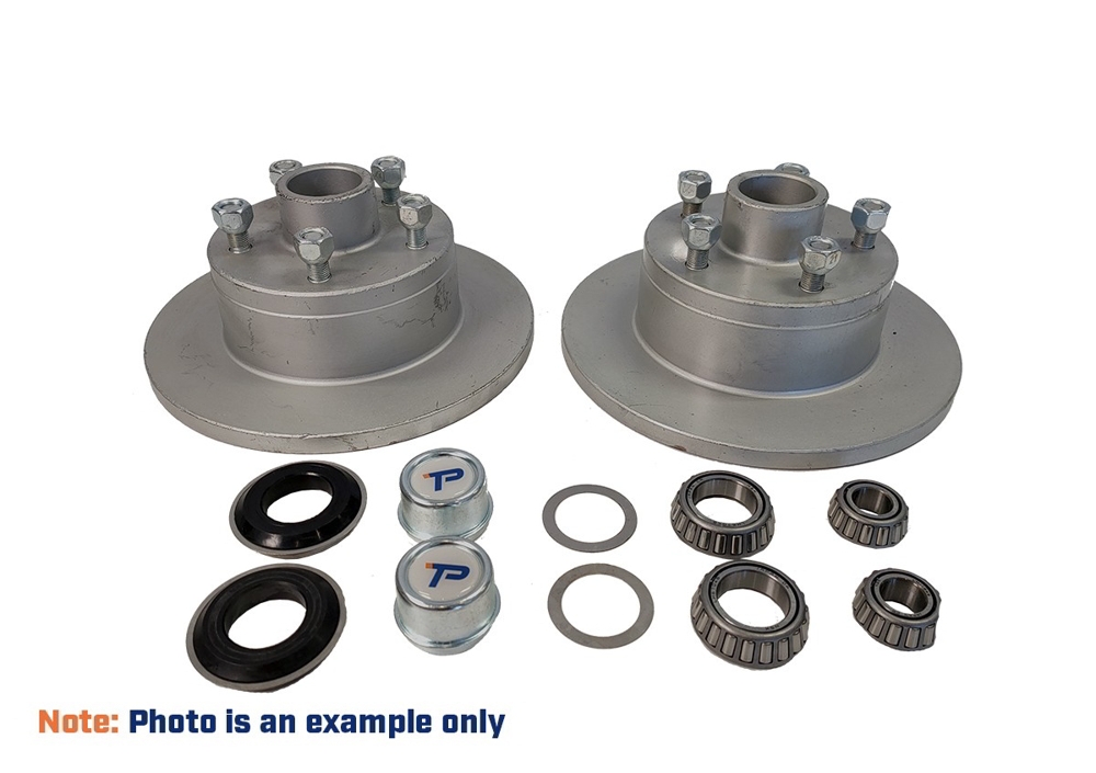 Trailparts 260mm Disc Brake Hub Kit 1750kg Galvanised 5 x 4 1/2in