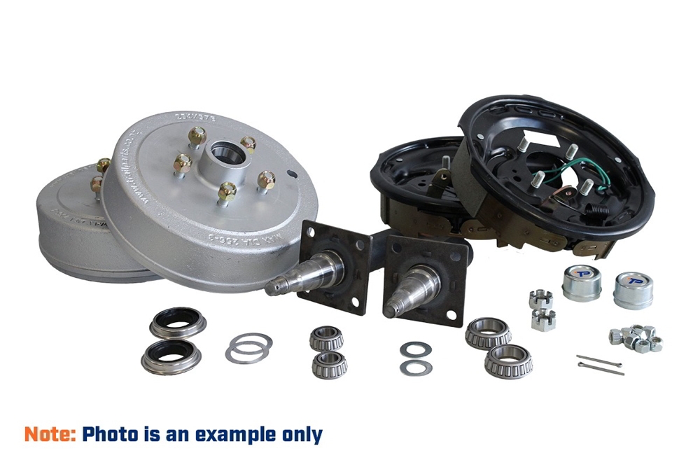 Trailparts 10in Electric Drum Brake 1750kg HSS 6 x 5 1/2in 55mm Stub End