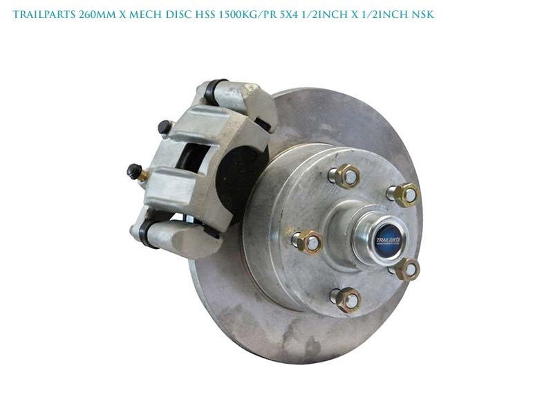 Trailparts 260mm x Mech Disc HSS 1500kg/pr 5x4 1/2inch x 1/2inch NSK