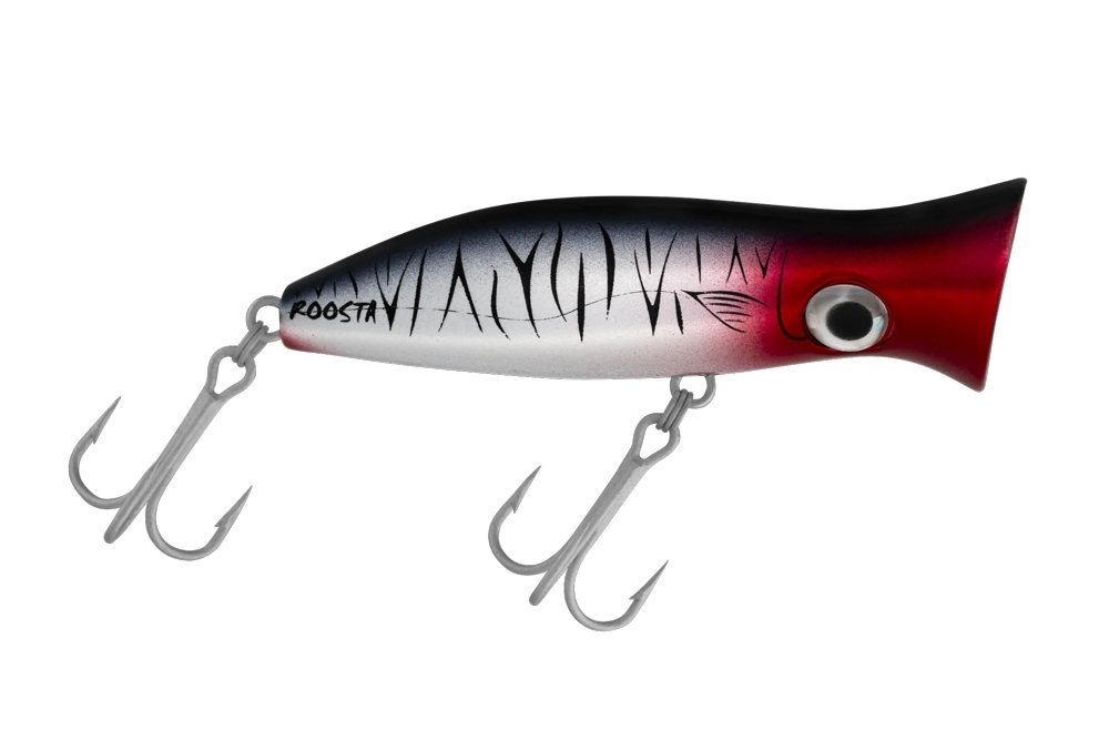 Halco Roosta Popper 80mm Chrome Tiger