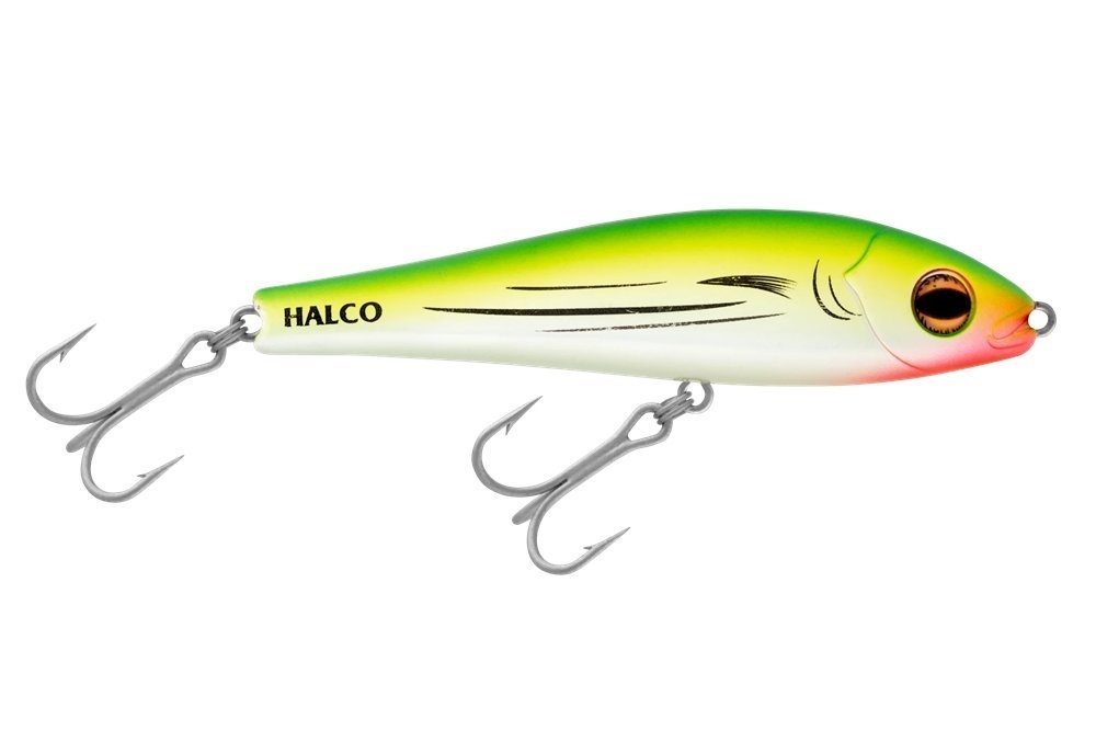 Halco Slidog 125 Stickbait 125mm 52g Liquid Lime