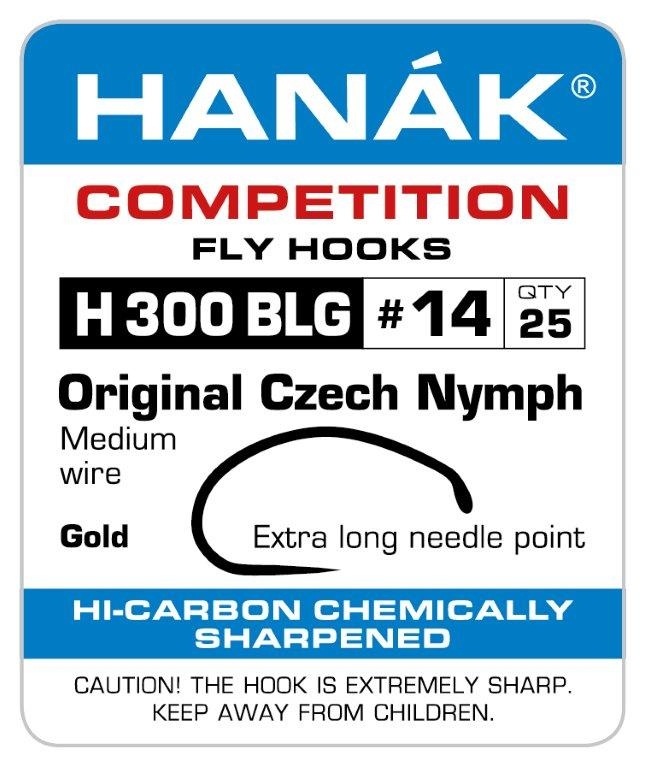 HANAK Competition H300BL Barbless Hooks