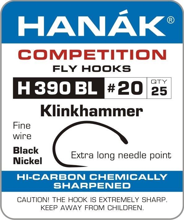 HANAK Competition H390BL Barbless Hooks