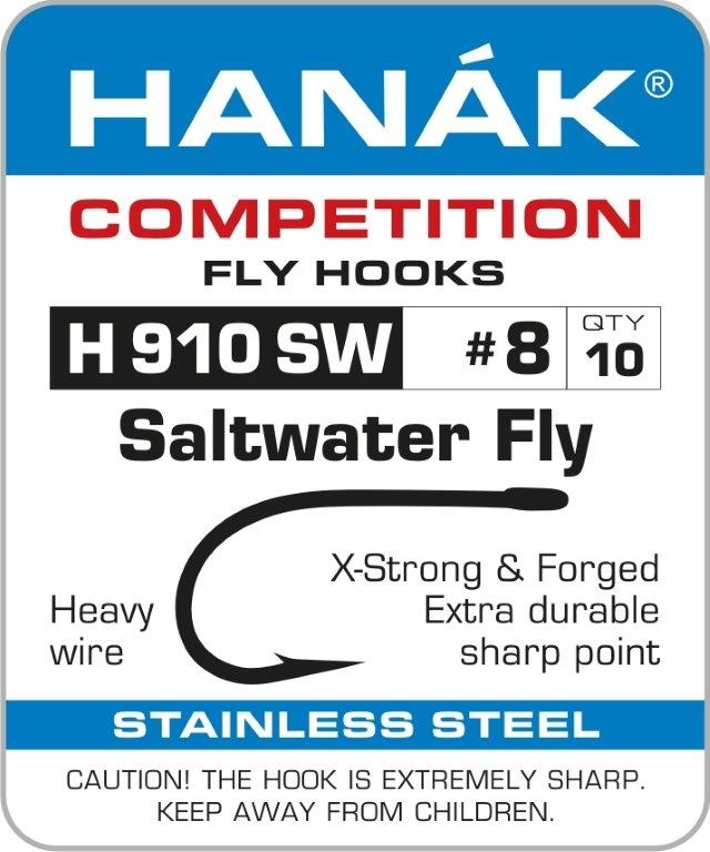 HANAK Competition H910SW Barbed Hooks #4 Qty 10