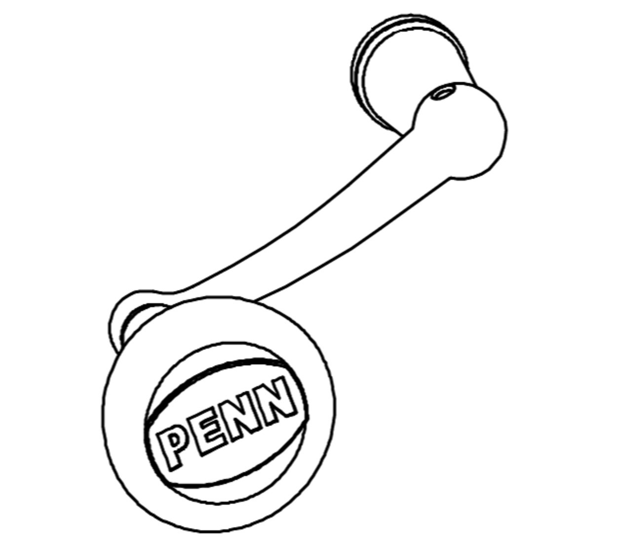 PENN Replacement Handle for Pursuit IV 8000 Spinning Reel