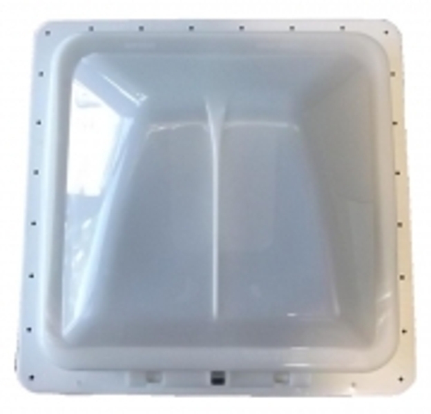 Metal Frame Roof Vent (360mm x 360mm) - Opaque Dome