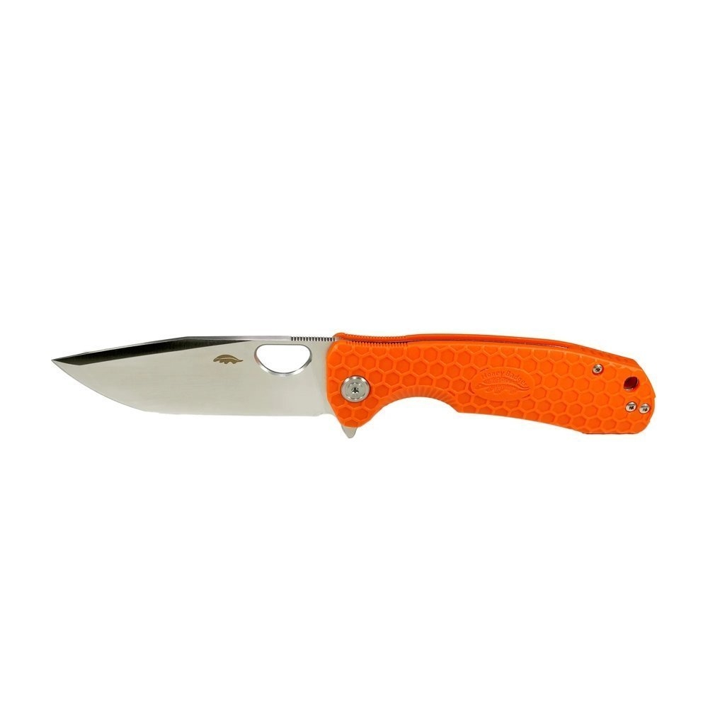 Honey Badger Tanto Folding Pocket Knife Orange 8cm