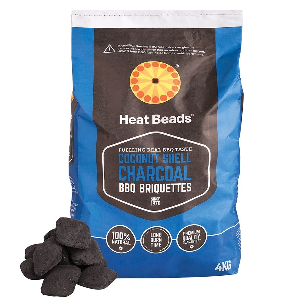 Heat Beads Coconut Shell BBQ Briquettes 4kg