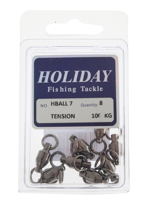 Holiday Ball Bearing Swivel with Solid Ring 100kg Qty 8