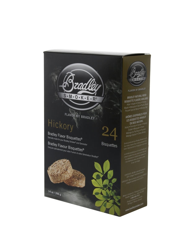 Bradley Smoker Flavoured Bisquettes 24 Pack - Hickory