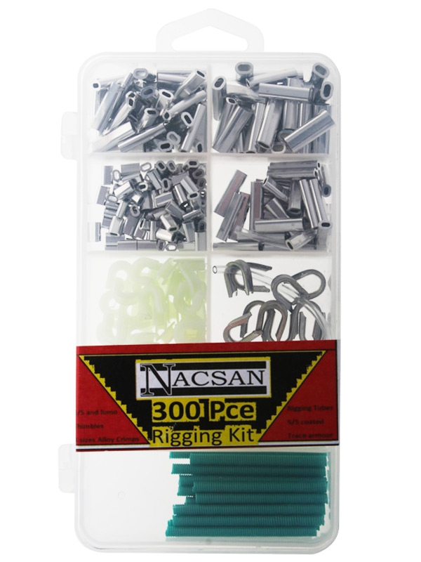 Nacsan 300 Piece Rigging Kit with Crimping Tool