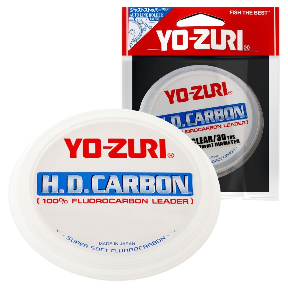 Yo-Zuri H.D. Carbon Fluorocarbon Leader Clear 30yd 50lb 0.645mm