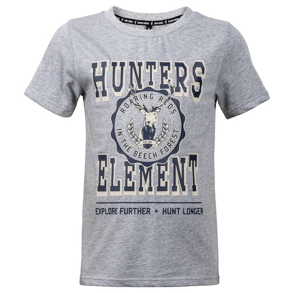 Hunters Element Roaring Reds Kids T-Shirt Grey Marle 4