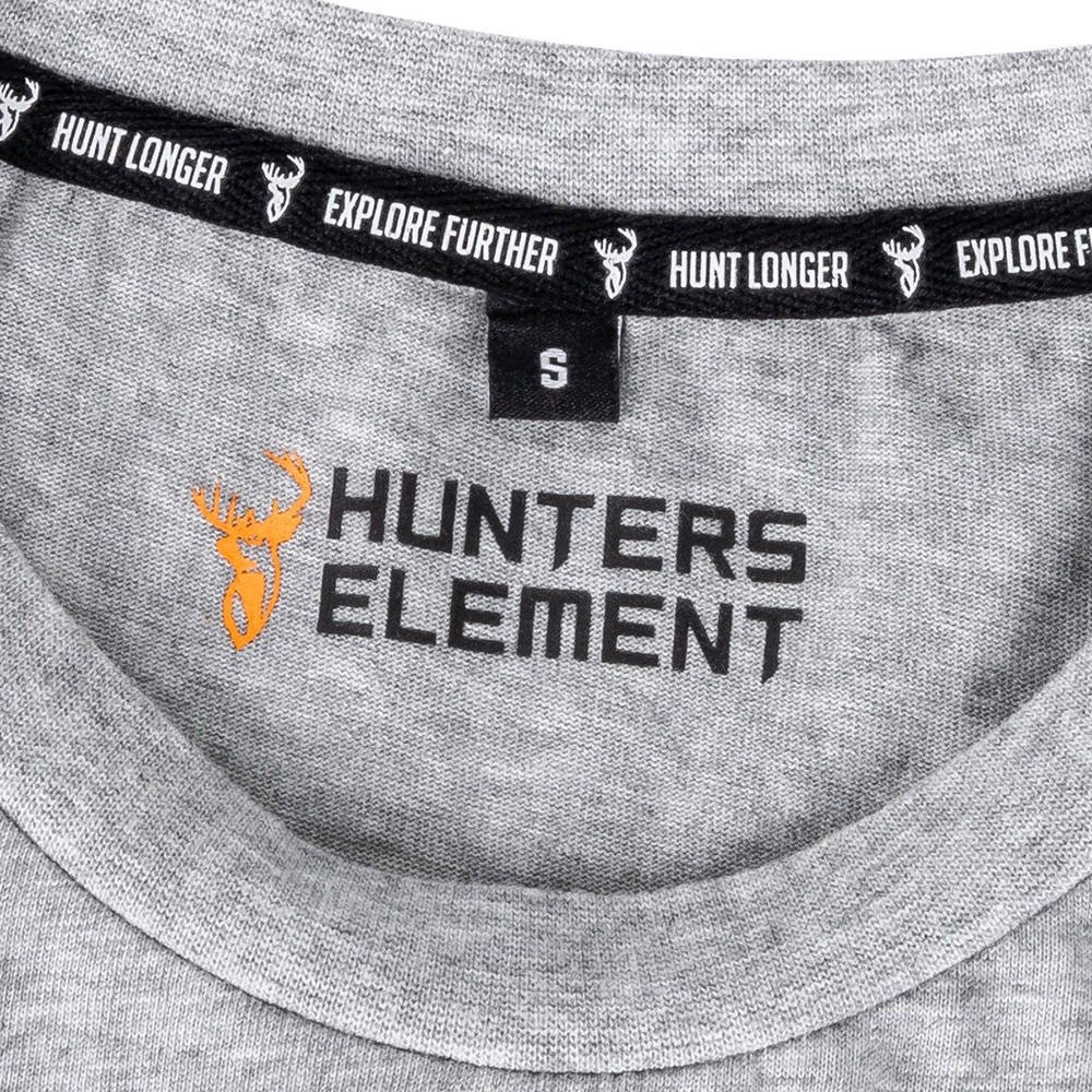 Hunters Element Roaring Reds Kids T-Shirt Grey Marle 6