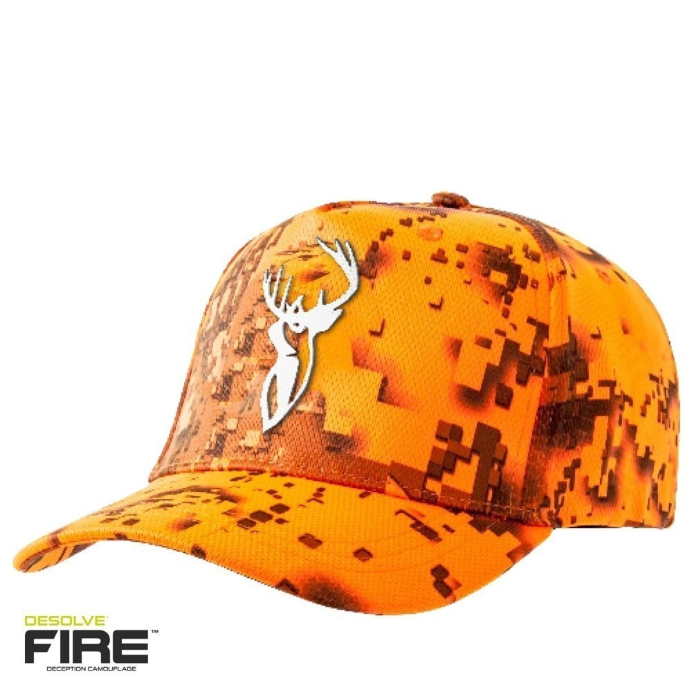 Hunters Element Heat Beater Cap White Stag Desolve Fire