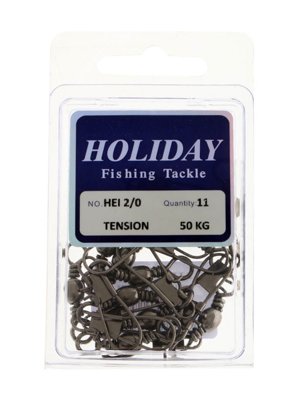 Holiday Barrel Swivel with Inter Snap Tension 50kg Qty 11