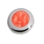 Hella Marine LED Round Courtesy Lamp 12V Red - Polished 316 S/S Rim