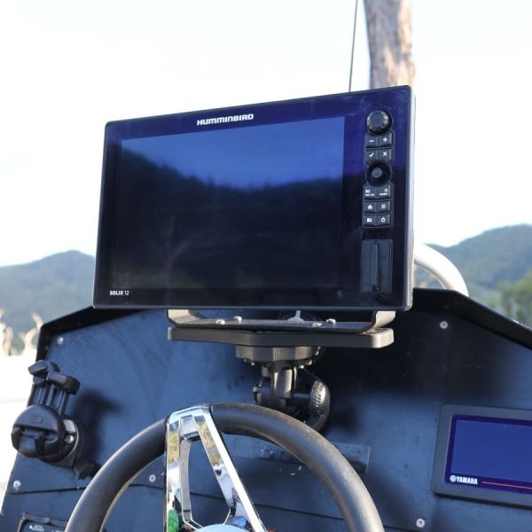 RAILBLAZA HEXX Fish Finder Mount - Suits Up To 12in Fish Finders