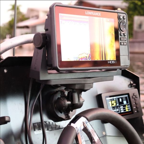 RAILBLAZA HEXX Fish Finder Mount - Suits Up To 12in Fish Finders