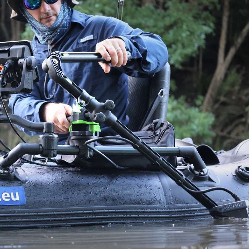 RAILBLAZA HEXX Live Pole 30 Live Sonar Transducer Mount