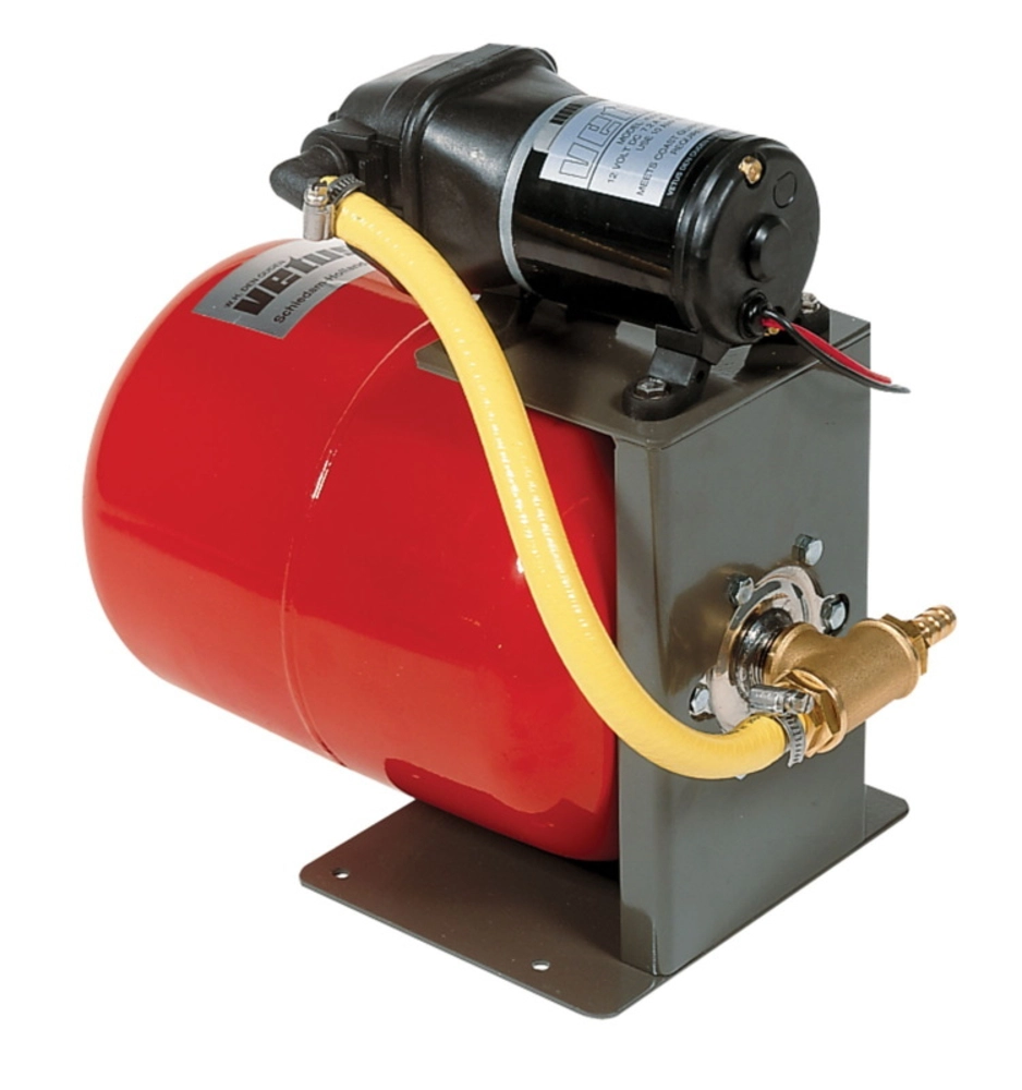 VETUS Pressurised Water System 12 Volt with 8 Litre Tank VETUS Pressurised Water System 12 Volt with 8 Litre Tank