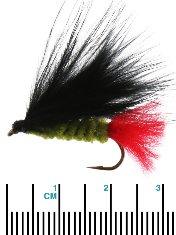 Fishfighter Olive Marabou Lure Fly Size 8