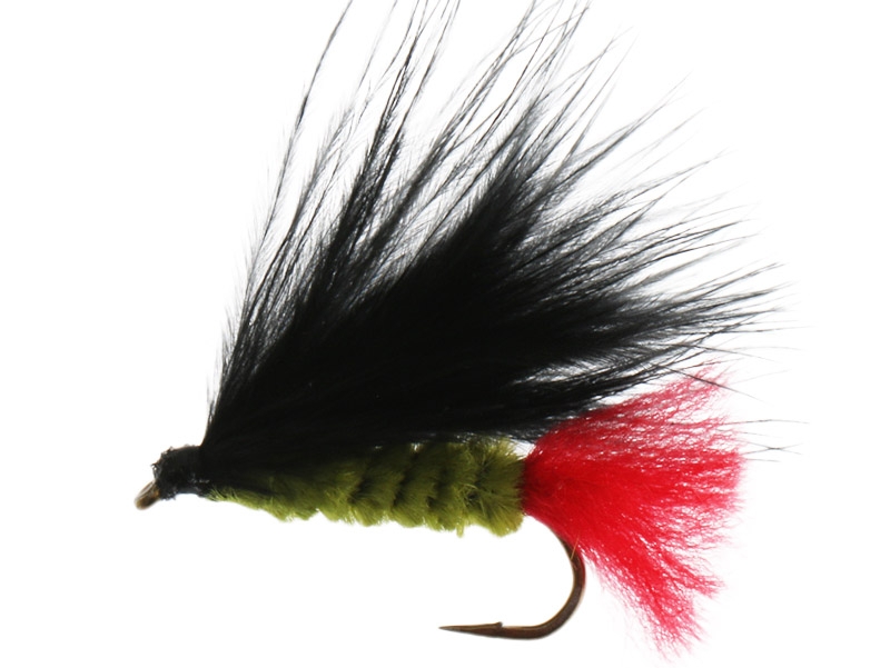 Fishfighter Olive Marabou Lure Fly Size 8