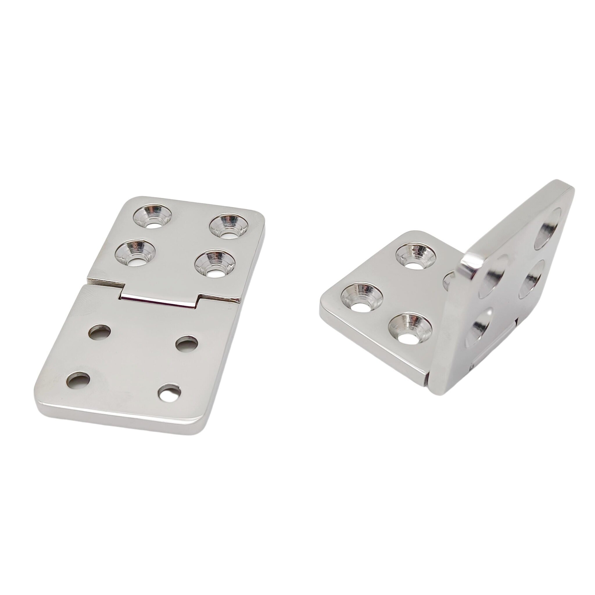 Flat Hinge Opposing Holes 6mm