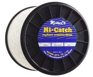 Momoi Hi-Catch Classic Nylon Mono Line 1/4lb Spool Clear 40lb 0.60mm 350m
