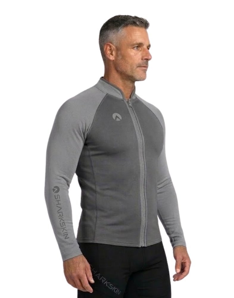 Sharkskin T2 High Performance Mens Full Zip Long Sleeve Top UPF50+