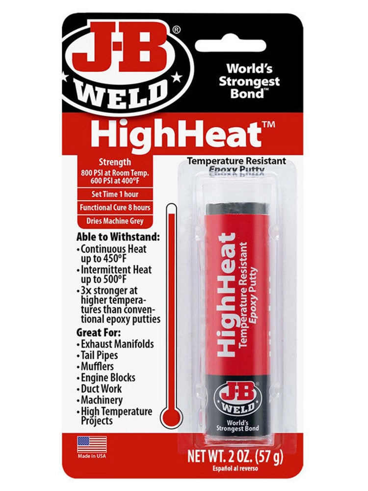 J-B Weld HighHeat Temperature Resistant Epoxy Putty