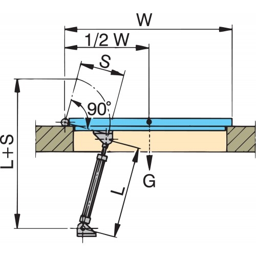 VETUS Electro-Hydraulic Lifting System 500mm 12V 320kgf