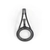 American Tackle Hard V-Frame Rod Guide 20mm Black