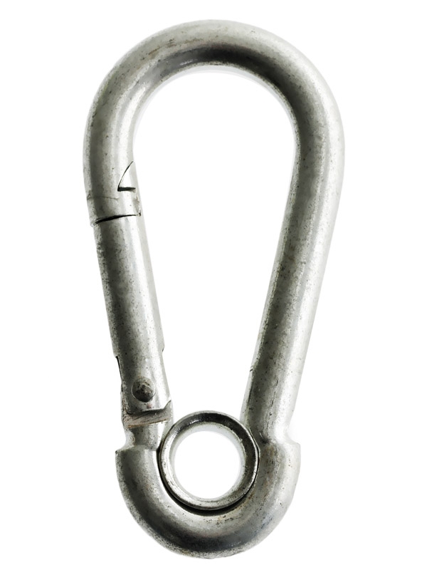 Zinc Plated Carabiner Snap Hook 8mm