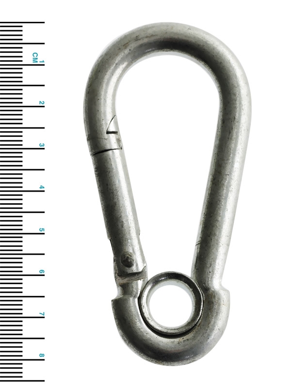 Zinc Plated Carabiner Snap Hook 8mm