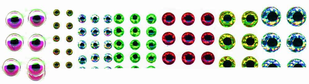 Wapsi Hologram Dome Eyes 6.3mm Mirage