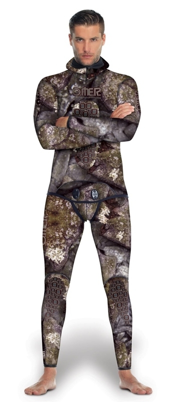 OMER Holo Stone Mens Spearfishing Wetsuit Jacket 5mm Size 6