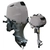 Oceansouth Vented Outboard Motor Cover for Honda 2CYL 350cc H35-V