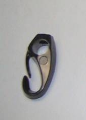 Bodic Shock Cord Hook 4mm Black