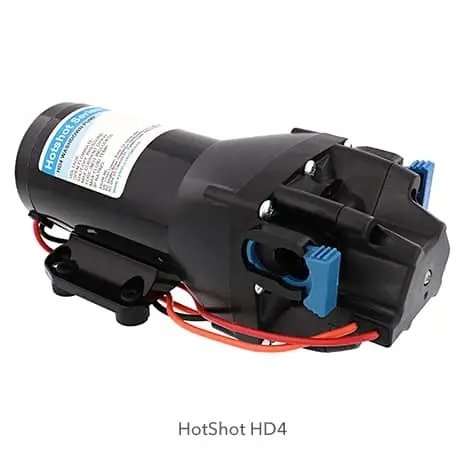 Jabsco HotShot HD4 Heavy Duty Washdown Pump Kit 24V 15LPM 60PSI