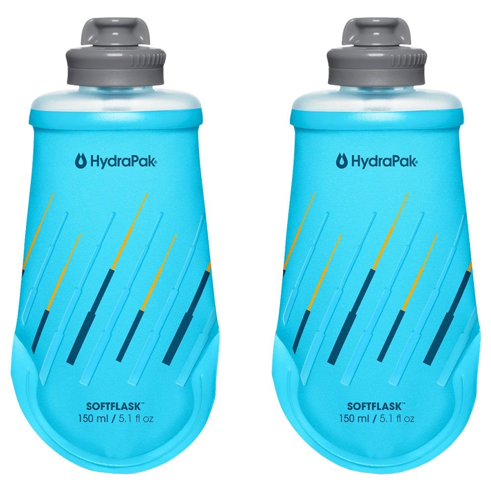 HydraPak SoftFlask Reusable Nutrition Water Bottle 150ml 2-Pack