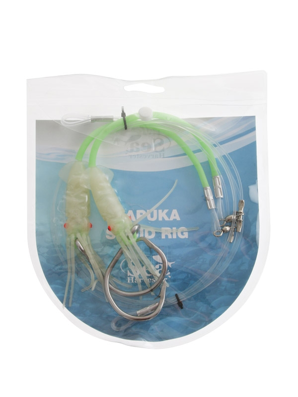 Sea Harvester Deluxe Hapuka Squid Rig 16/0 Green Lumo