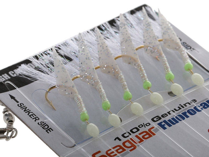 Hayabusa Holographic Fishscale Gold Sabiki Rig Size 14